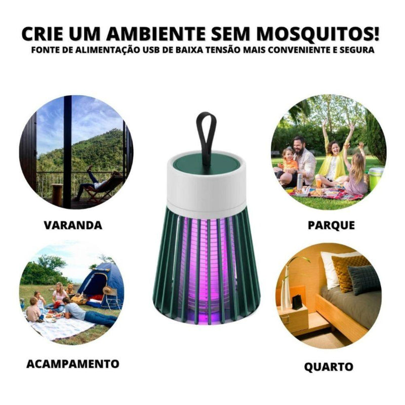Neutralizador de Insetos UV Recarregável USB